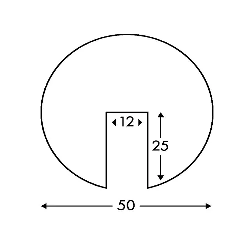 Knuffi-profiel, stootrand, beschermprofiel