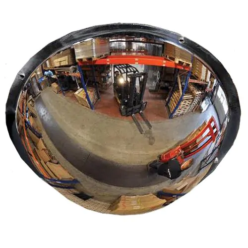 360-bolspiegel, halve-bol-veiligheidsspiegel, halve-bolspiegel, halve-bolspiegel-magazijn, bolspiegel-ophangen, bolspiegel-Limburg,