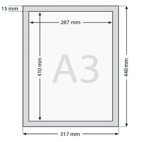 Magneetvenster-A3,magneetframe-A3