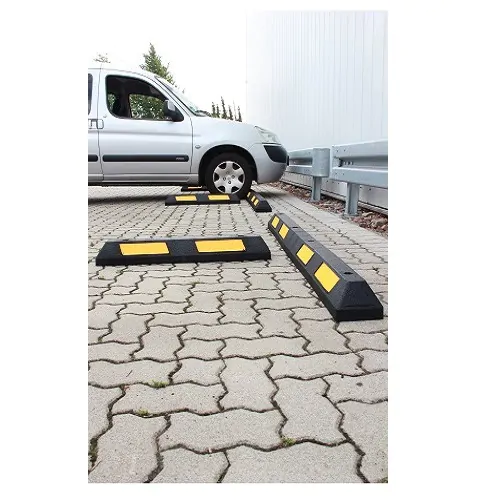 Parkeerstop, indeling parkeerplaats, parkeerbegrenzing, wielstop