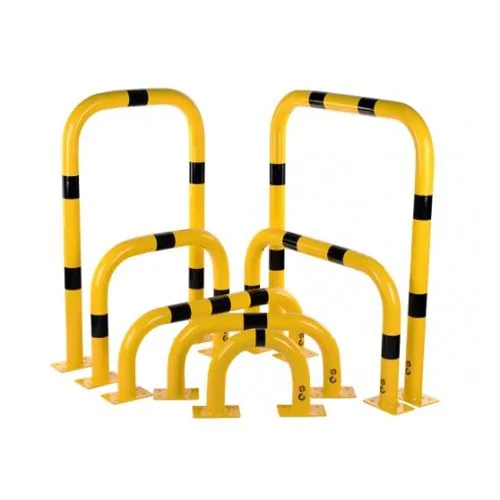 beschermbeugel, aanrijdbeschermer, bescherming magazijnrekken, bescherming-machines, m-rack