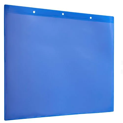 documenthouder-met-ophangoog, A4-documenthouder-blauw