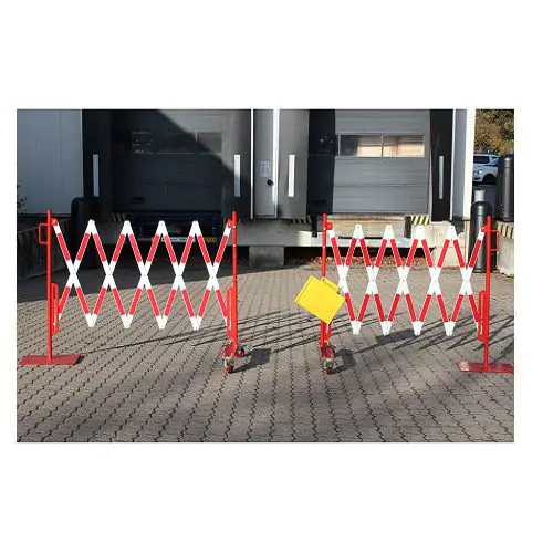 harmonicahek-buiten, harmonicahekken-voor-buiten, magazijnoplossingen, afsluithek, tijdelijke-afzetting