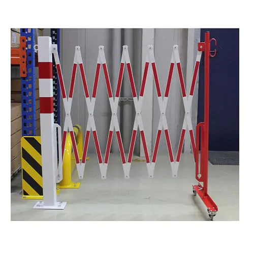 harmonicahek-met-paal,montagepaal-en-harmonicahek,harmonica,afzethek,M-Rack