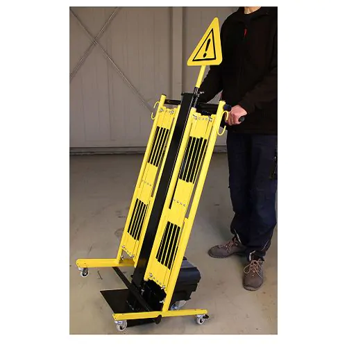 harmonicahek,afzethek,uittrekbaar-hek,tijdelijke-afzetting,schaarhek-mobiel