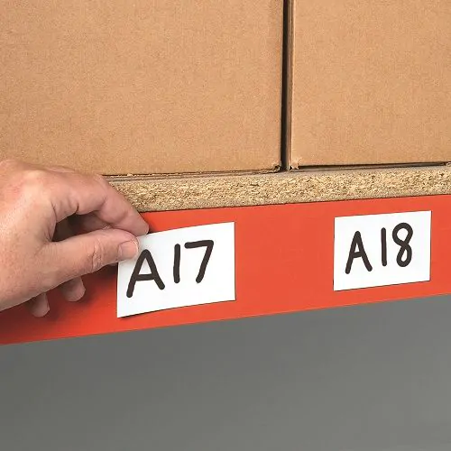 magnetische etiketten, etiketten diepvries, magneetband, beschrijfbare magnetische etiketten, m-rack