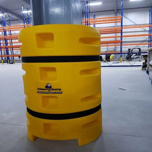 sentry-kolombeschermer, pilaarbeschermer,aanrijdbeschermer, aanrijdbescherming, kolom-entresol-beschermen, kolom-verdiepingsvloer-beschermen, magazijninrichting
