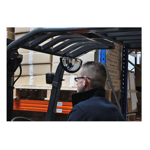 spiegel-voor-op-heftruck, veiligheidsspiegel, achteruitkijkspiegel-heftruck, reachtruck-spiegel